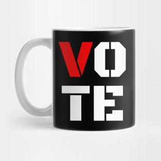 Vote 2020, Strong Font Vote for the American President Mug